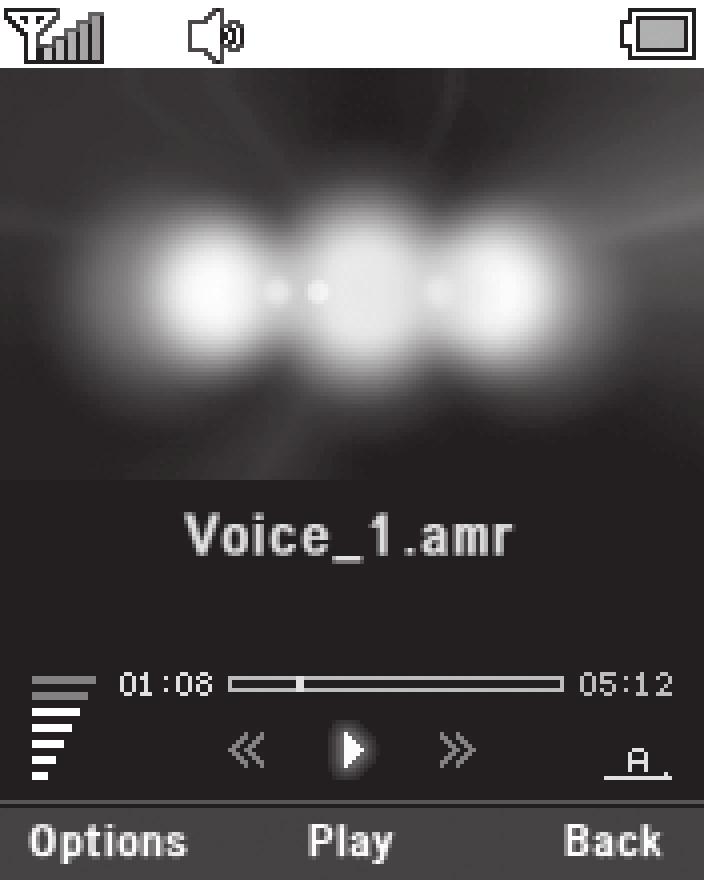 <Audio player> Icons for player <Video player> Icon Name Description Volume Mute Previous Next Pause Play Repeat On Background skin Video image Playing time Duration Loop Player control Volume