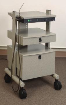 he erumen Management art is designed for the busy practice that deals with many ear cleanings, and needs a convenient cart to organize the suction unit and instruments in