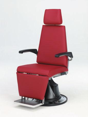 he - hair s backrest, armrests and footrest are synchronized to give more comfortable support to the patient as the chair is manually reclined and creates a perfectly