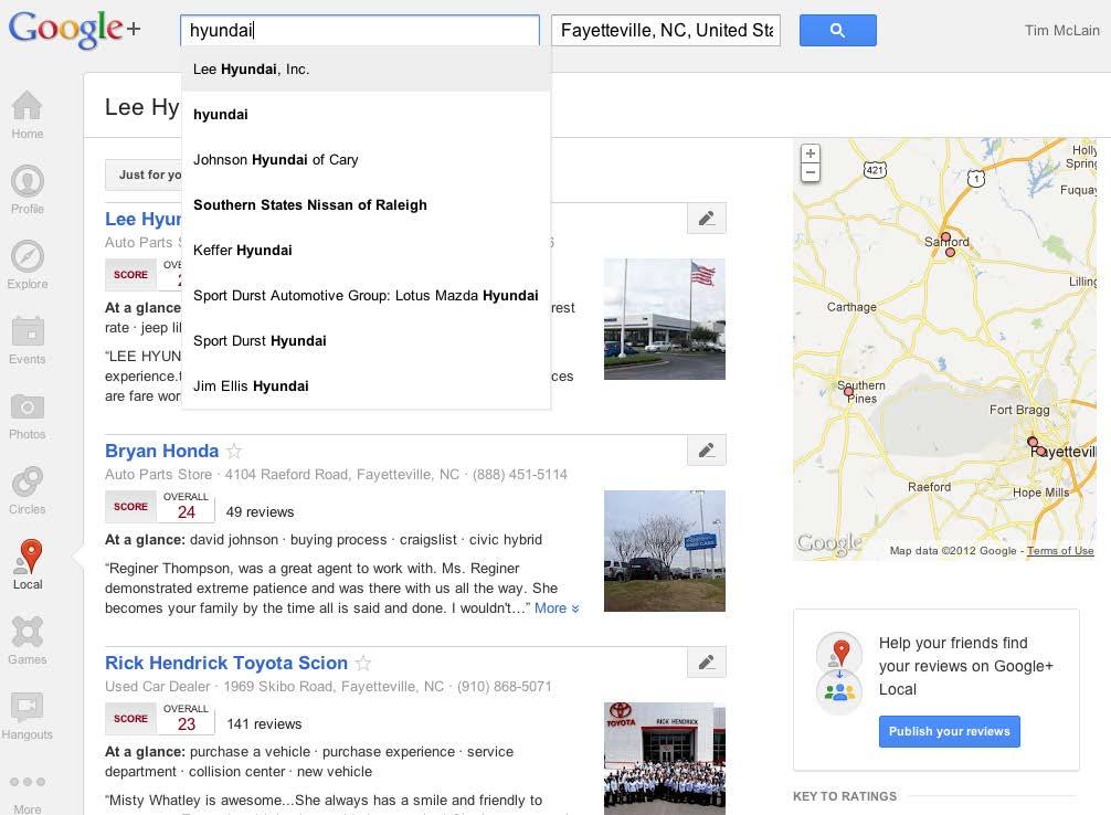 Google+ Local May 2012 Google shuts down Google Places (5 Star ratings), all pages converted