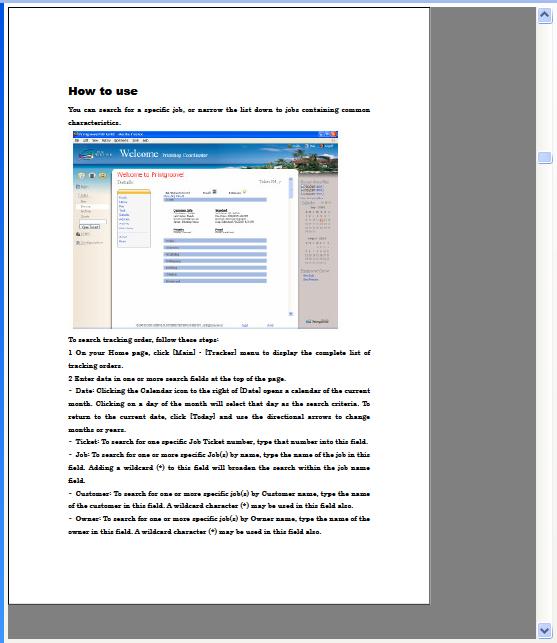 Editing Document 5 5.14 Crop You can remove the unwanted side area from page in [Page Area].