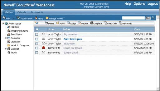 GroupWise 7 WebAccess Introduction