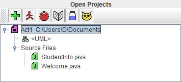 Projects. d. Submitting Directly to Web-CAT / or E-mailng Late Work to Your TA Create a project file in jgrasp and add all of your Java files.