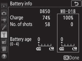 AA Battery Settings To ensure that the camera shows the correct battery level when AA batteries are used, choose the appropriate setting