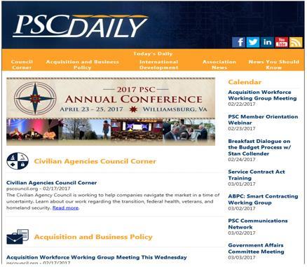 Designed to declutter your inbox with a single daily dose of PSC activities, it will help keep you