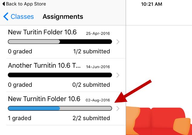 13. The Turnitin Feedback Studio app will open and you ll be able to: A. Access the Accounts, which will open a panel with the campus listed on it B.