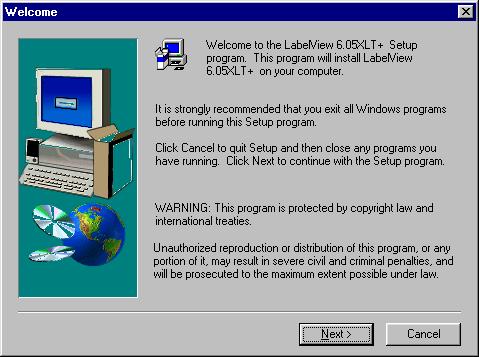 2.2. Installing the Software Place the LabelStation Design & Print Software CD-ROM into your local CD drive <D> Click on your START button and choose RUN Click BROWSE select <D> (where this is your