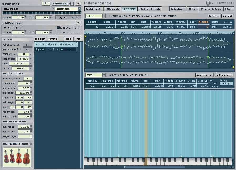 MAGIX INDEPENDENCE 3.0 Manual 133 Audio Editor Independence s built-in Audio Editor is a very versatile tool with a huge collection of totally new features and functions.