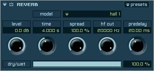 MAGIX INDEPENDENCE 3.0 Manual 211 Reverb Reverb Reverb produces - unlike echo - continuous sonic reflections of the audio signal.