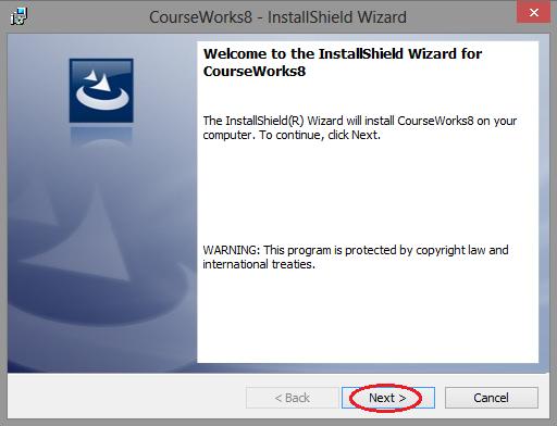 Install of CourseWorks on a Standalone Computer To perform this type of installation: 1. Click on the Computer icon on your desktop and double-click on the CD-ROM drive to open the contents of the CD.