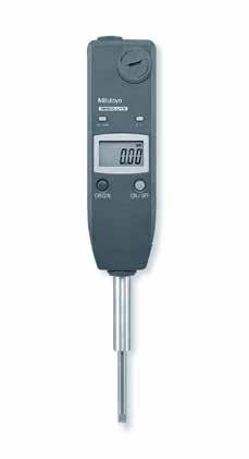 Ideal for installation into measuring devices because of compact design and long battery life.
