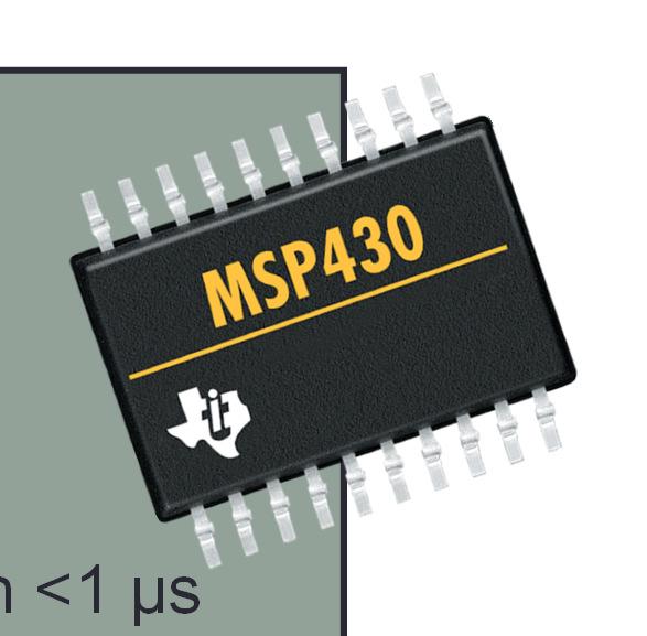 Value Line Parts Part# MSP430G Program (kb) SRAM (kb) I/O 16-bit Timer Watchdog BOR USI (I2C/SPI) Comp _A+ Temp Sensor ADC Ch/Res 2001 0.5 128 10 1 Y Y - - - - $0.34 2101 1 128 10 1 Y Y - - - - $0.