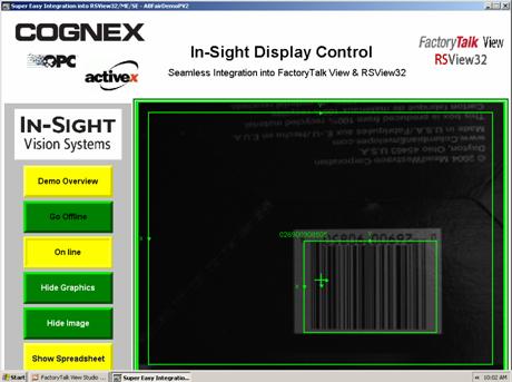 Cognex Camera: ActiveX Control View the