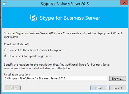 Business local storage. Perform this procedure prior to installing the AA IVR (see Chapter 4). To install the Skype for Business Local Storage setup. 1.