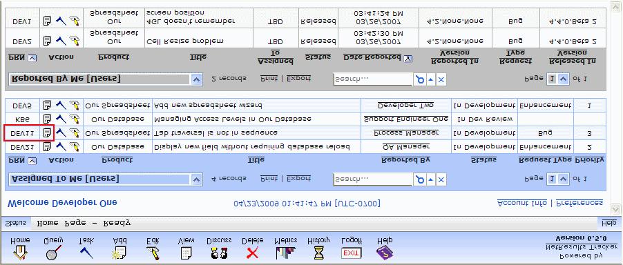 Viewing Records - NetResults Tracker Help There are two ways to view a record: From a report on the Home or Query pages: Click on the View icon to the left of a record in the report Using the View