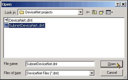 Chapter 3 Create DeviceNet Network Software Files 16. Right-click the 1734-ADN adapter and choose Properties. 17. On the Device Bridging tab, click Associate File.