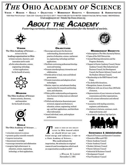 Figure 7: Another 2-Page PDF Member Form http://www.ohiosci.org/abouttheacademy.pdf 6. Too much information on the Home Page.