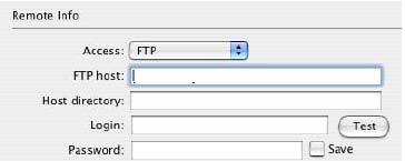 To download a file from the server, you will need to know the Remote Info (Figure 1).