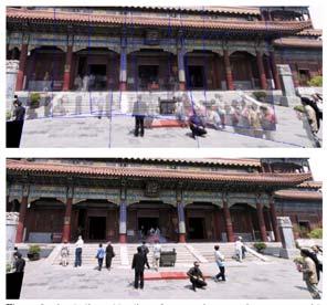 Blend the gradients of the two images, then integrate For more info: Perez et al, SIGGRAPH 23 http://research.microsoft.