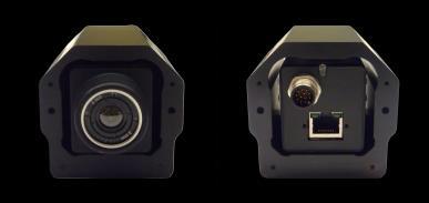 Front part covers camera lens using high transmittance infrared glasses with sealing rings.