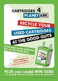 Customers of The Good Guys could go to a hidden webpage on the campaign website, answer a question about cartridge disposal/ recycling and submit an entry for the