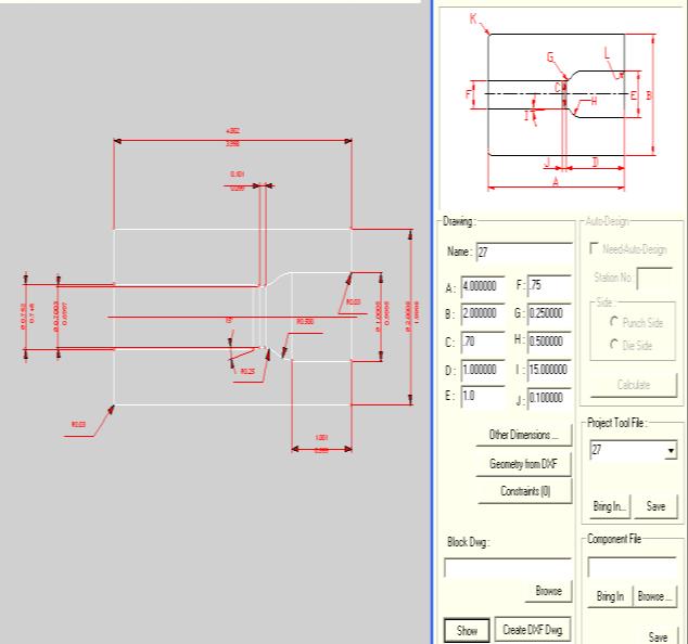 the sequence design. Because the tooling design requires drafting, plotting and other capabilities that are already available in most 3D CAD system such as SolidWorks, Metal Forming Systems, Inc.