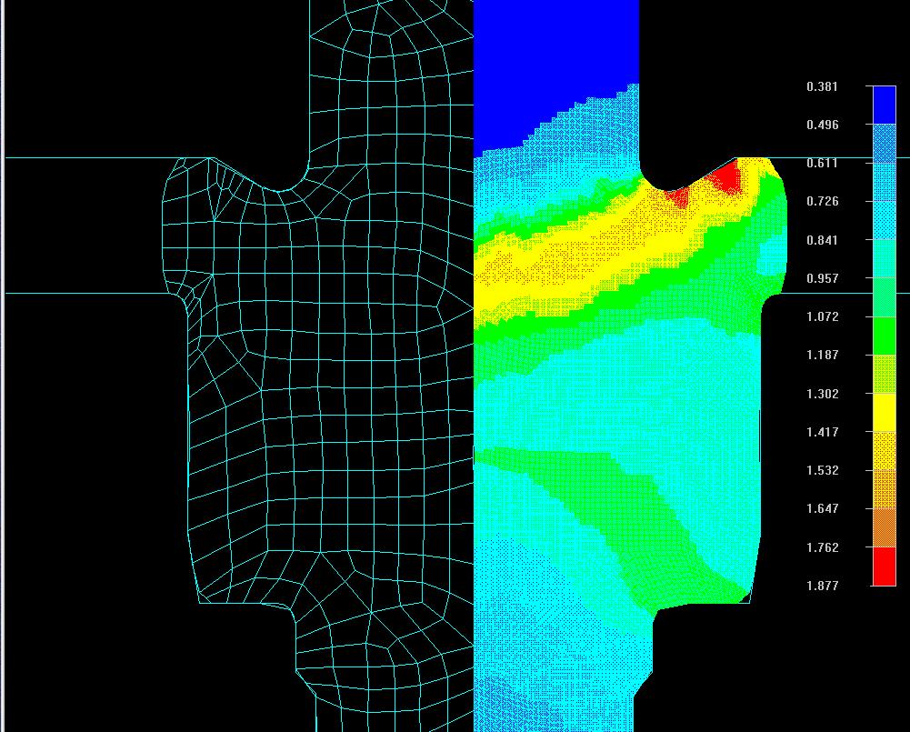 2D (FASTCO) Benefits of FEA simulation of metal forming processes are not limited to just cold forging.