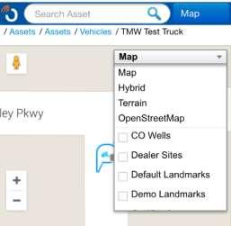 your asset. OneView Mobile map has most of the same features.
