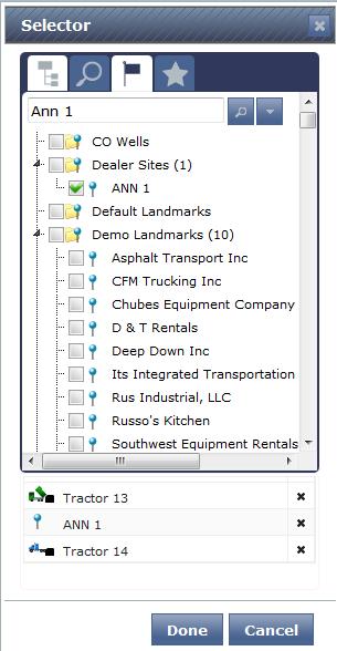 7 Add Landmarks to your Dashboard Map On your Dashboard, when you set up any asset maps, you now have the ability to show Assets and Landmarks together in your default map settings.
