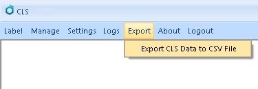 49. HOW TO EXPORT DATA TO A CSV FILE When a user logs out, if drugs were added or edited, CLS will export this data into a CSV file to the folder specified in System