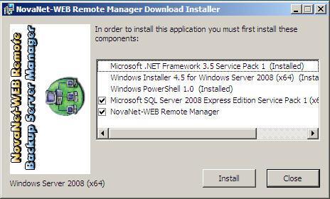 UPGRADE THE REMOTE MANAGER Locate and run the installation file for the Remote Manager.