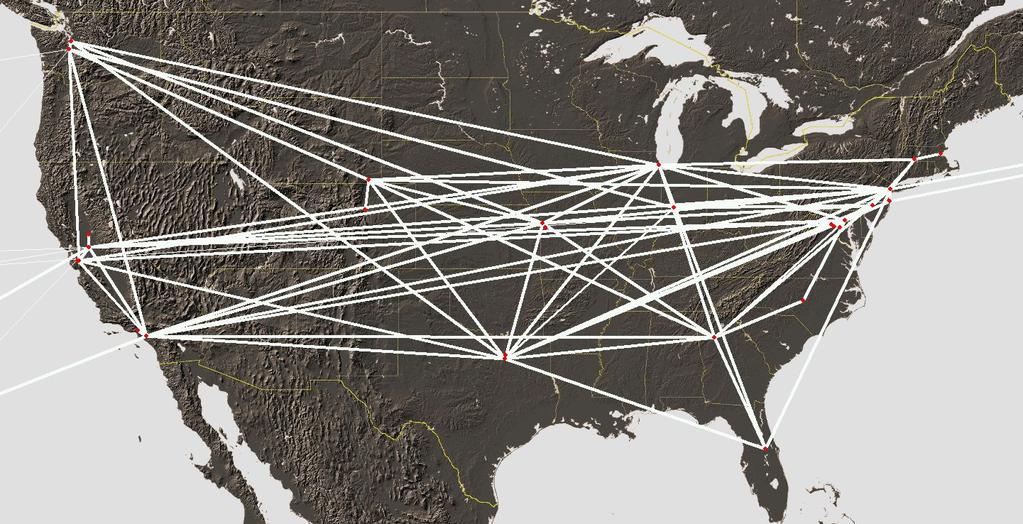 Rocketfuel: an Internet mapping engine Probed Internet paths from monitors to many
