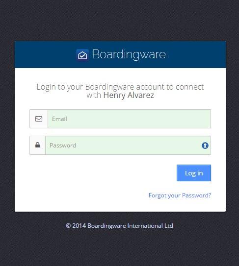 Creating your Boardingware Account. 4.