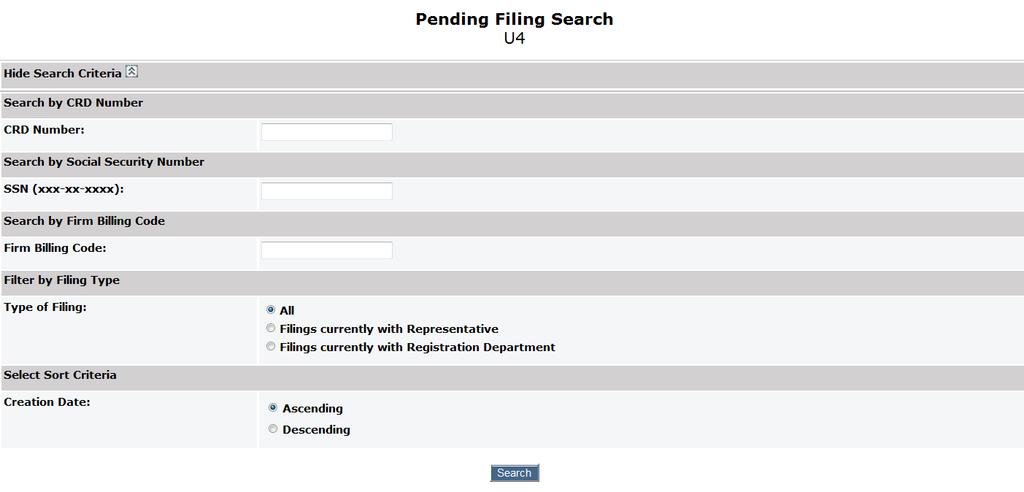 have occurred and correct them. 1. Select Submit Filing. 2. Once the filing has passed the completeness check, select Submit Filing a second time.