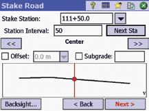Road Stakeout The road staking capabilities enable you to stake any part and even locate catch points.