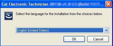 Step 5 Click OK. The Choose Setup Language dialog box is displayed: Select the language in which the InstallShield Wizard Setup will be displayed. Step 6 Click OK.