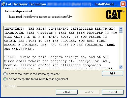 Step 7 Read through the Welcome message, and then click the Next> button to continue the setup. The Software License Agreement dialog box is displayed.