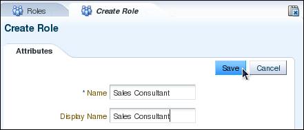 right-hand edge of the tab page heading. e. To create another role, on the Roles tab page, and click Create. f.