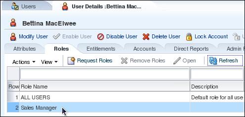 Close the User Details: Bettina MacElwee tab page. 15.