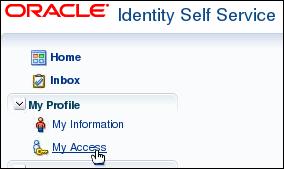 On the Oracle Identity Self Service co