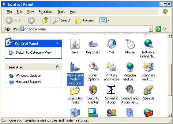 Windows XP - Installation 7. Click on the Start menu, Control Panel.