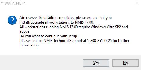11. Next you will see a message reminding you to install the workstations after you finish