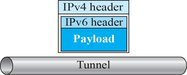 with each other and the packet must pass through a region that used IPv4 [ Fig
