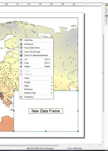 Name your map Average Annual Temperature in Celsius and locate it to upper center portion of your map. Go to insert menu again and choose legend.
