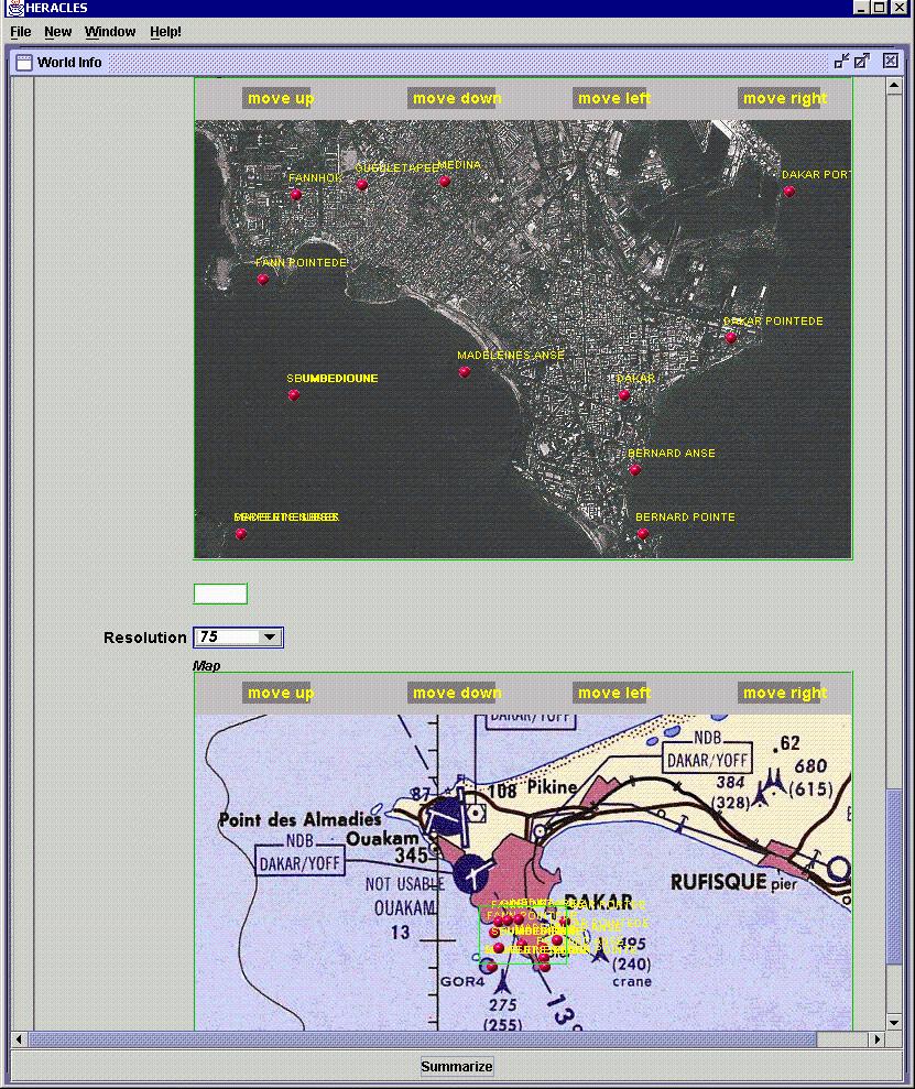 system also retrieves the detailed data on the airport closest to the selected location.