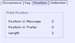 Similarly, if the selected section is in the Trailer section User Interface, then instead of Position in Data, it would read as Position