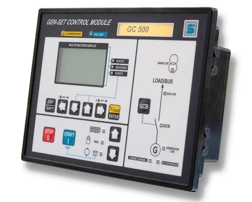 Automatic controllers for Parallelleling applications GC500 GC500 completes the new range of gen-sets controllers.