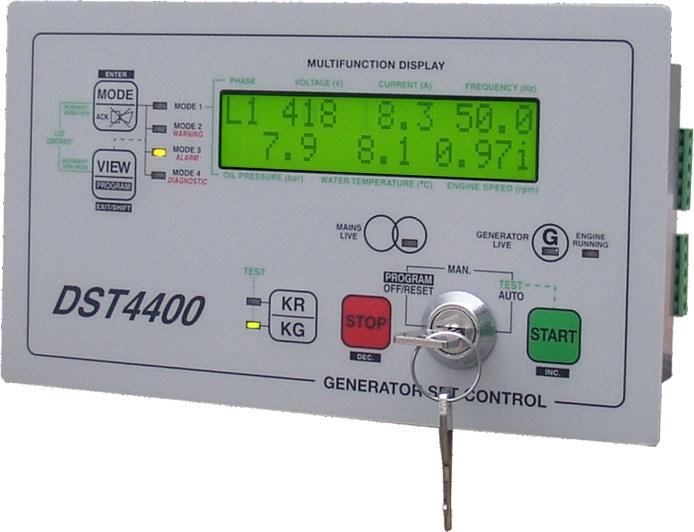 www.sices.eu Page 9 DST4400 DST4400 is one of the best sold automatic Gen-set control unit for stand-by generators up to 400kVA.