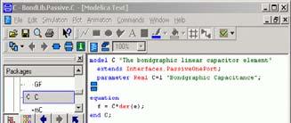 The bond graph interface is the lowermost graphical interface that is still fully object-oriented.