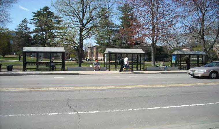 Accessibility: This bus stop is  Campus Connector: